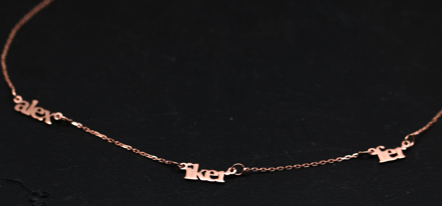 COLLARES 3 NOMBRES (SOBRE PEDIDO)