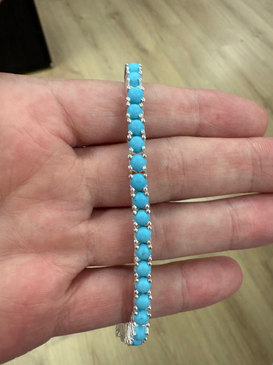 PULSERA PLATA TURQUESA