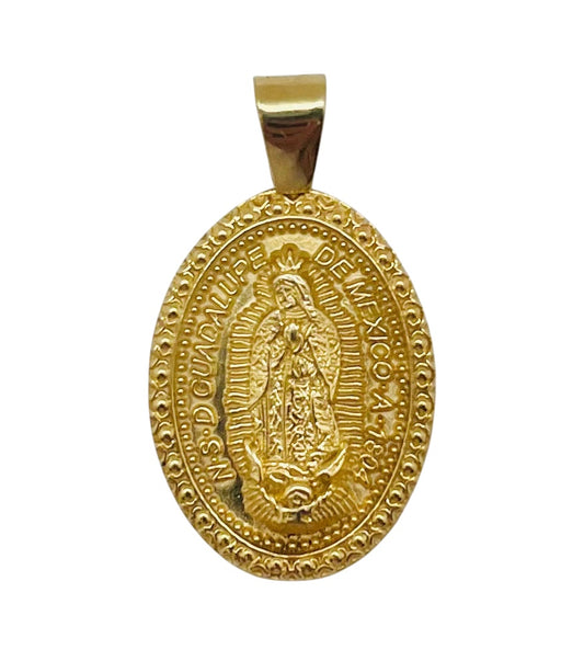 MEDALLA GUADALUPANA ORO