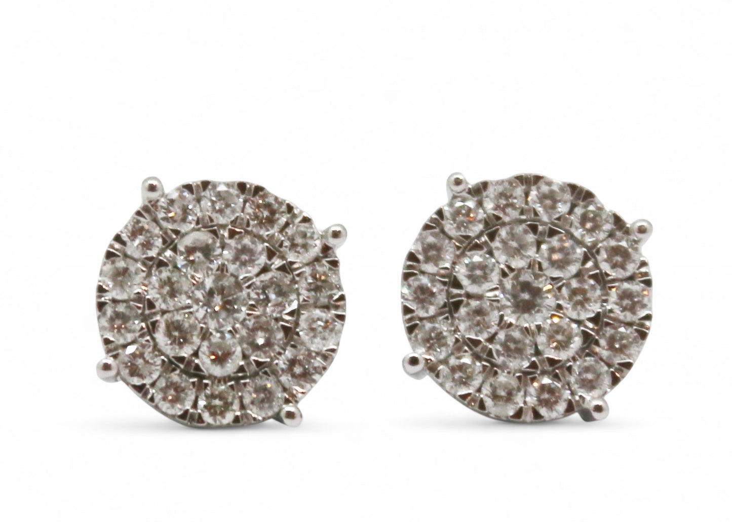 ARETES CIRCULO DIAMANTE