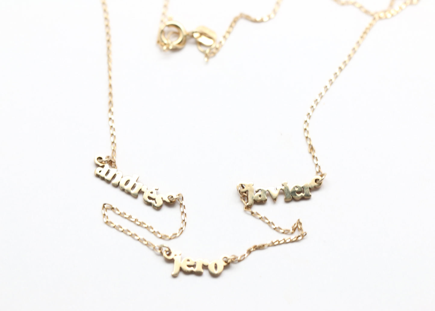 COLLARES 3 NOMBRES (SOBRE PEDIDO)