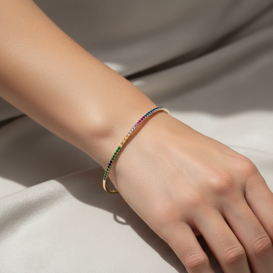 BANGLE RAINBOW ORO AMARILLO