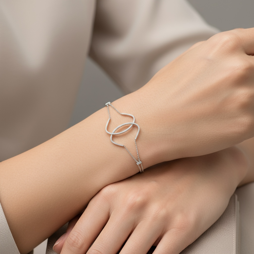 PULSERA CIRCULO ENTRELAZADO