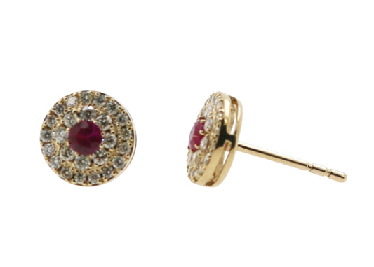 ARETES REDONDOS RUBI
