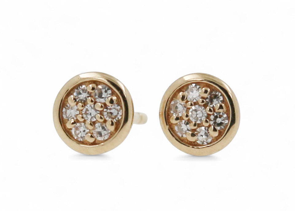 ARETES BISEL DIAMANTES