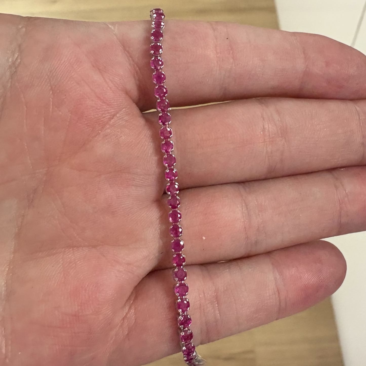 PULSERA TENNIS RUBI