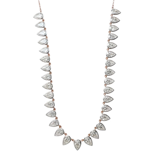 COLLAR COLGANTE PERA LAB GROWN