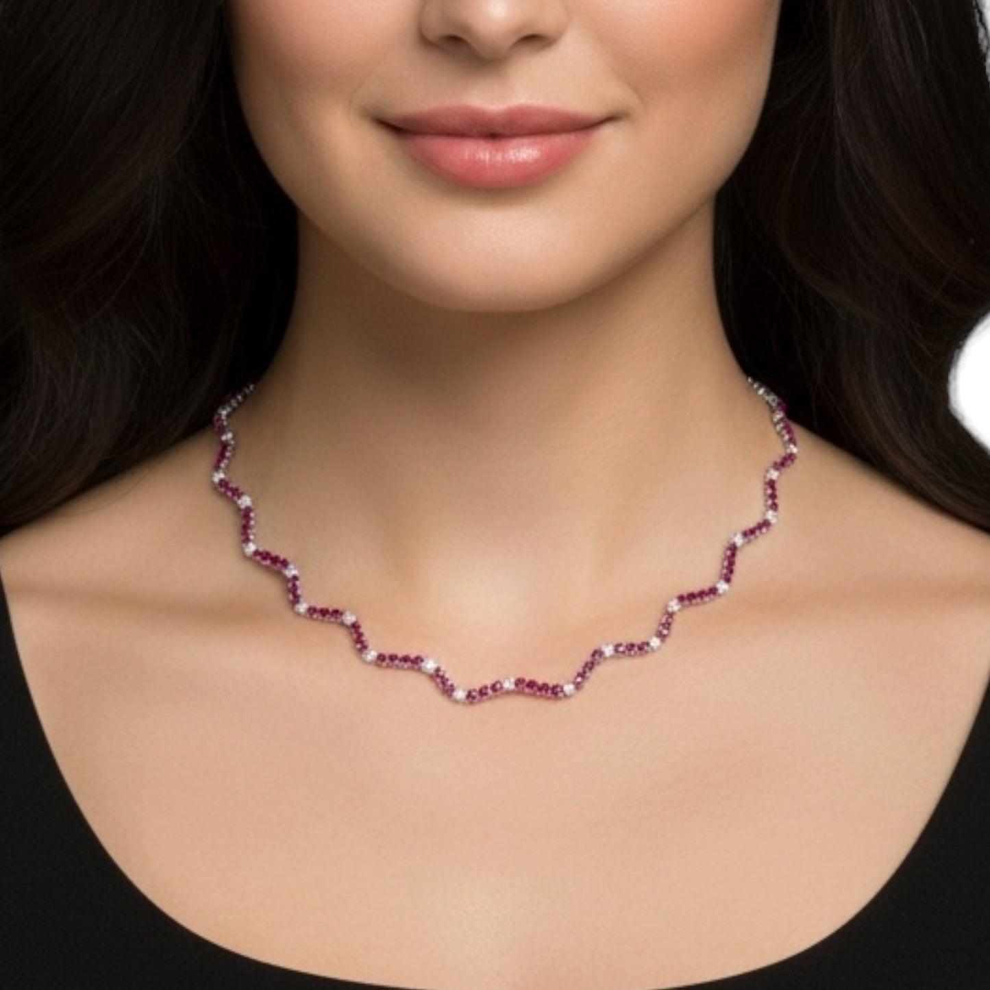 COLLAR WAVY RUBI