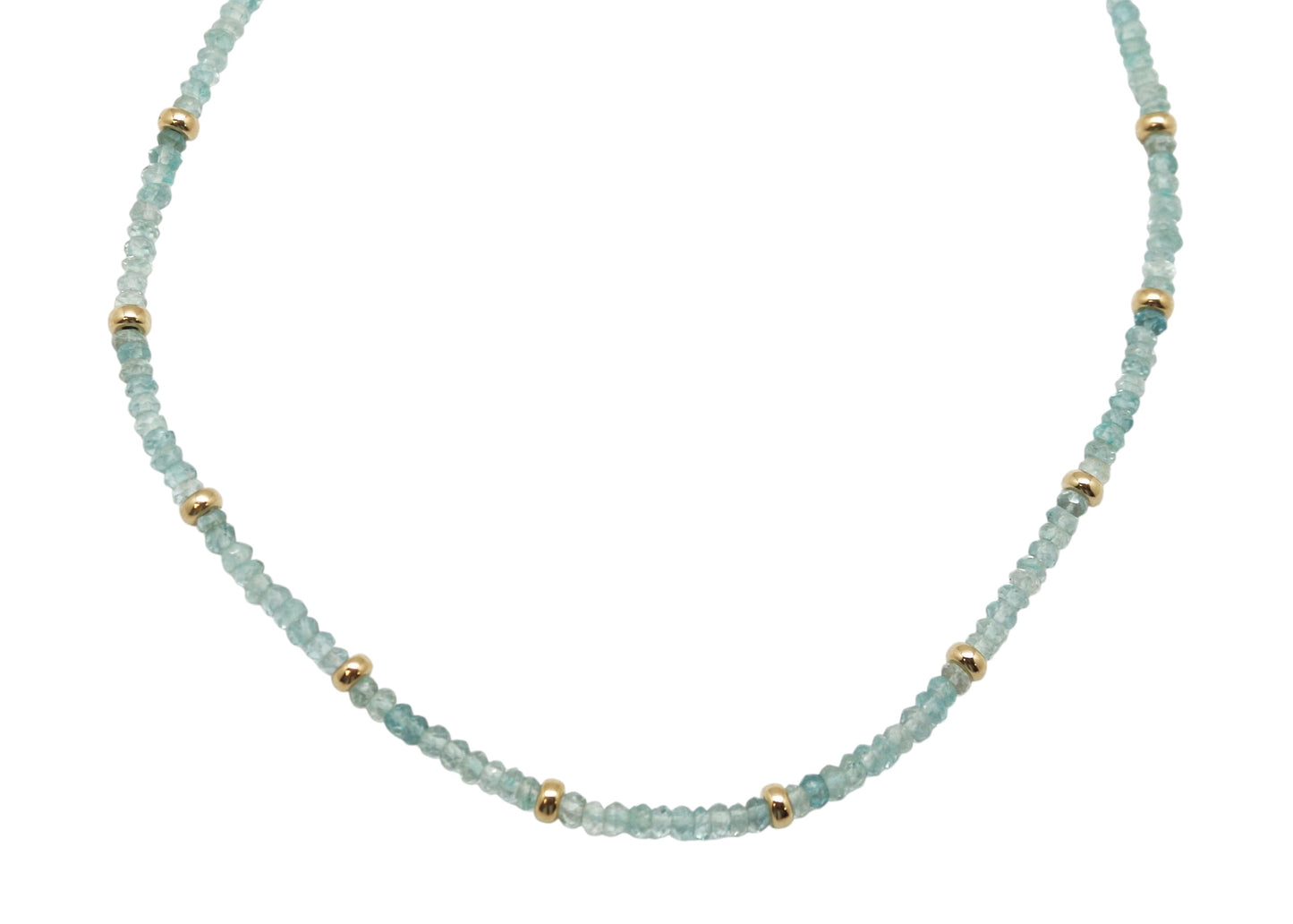COLLAR BIRTHSTONE AGUAMARINA - MARZO