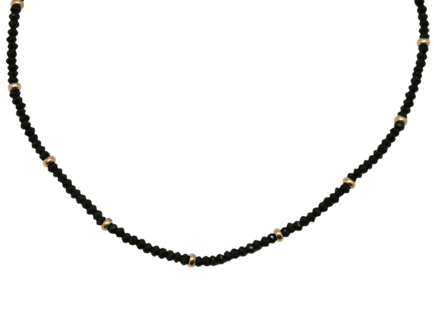 COLLAR BIRTHSTONE TURMALINA NEGRA - OCTUBRE