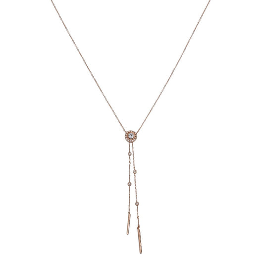 COLLAR CIRCULO DIAMANTES