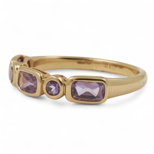 ANILLO AMATISTA BISEL