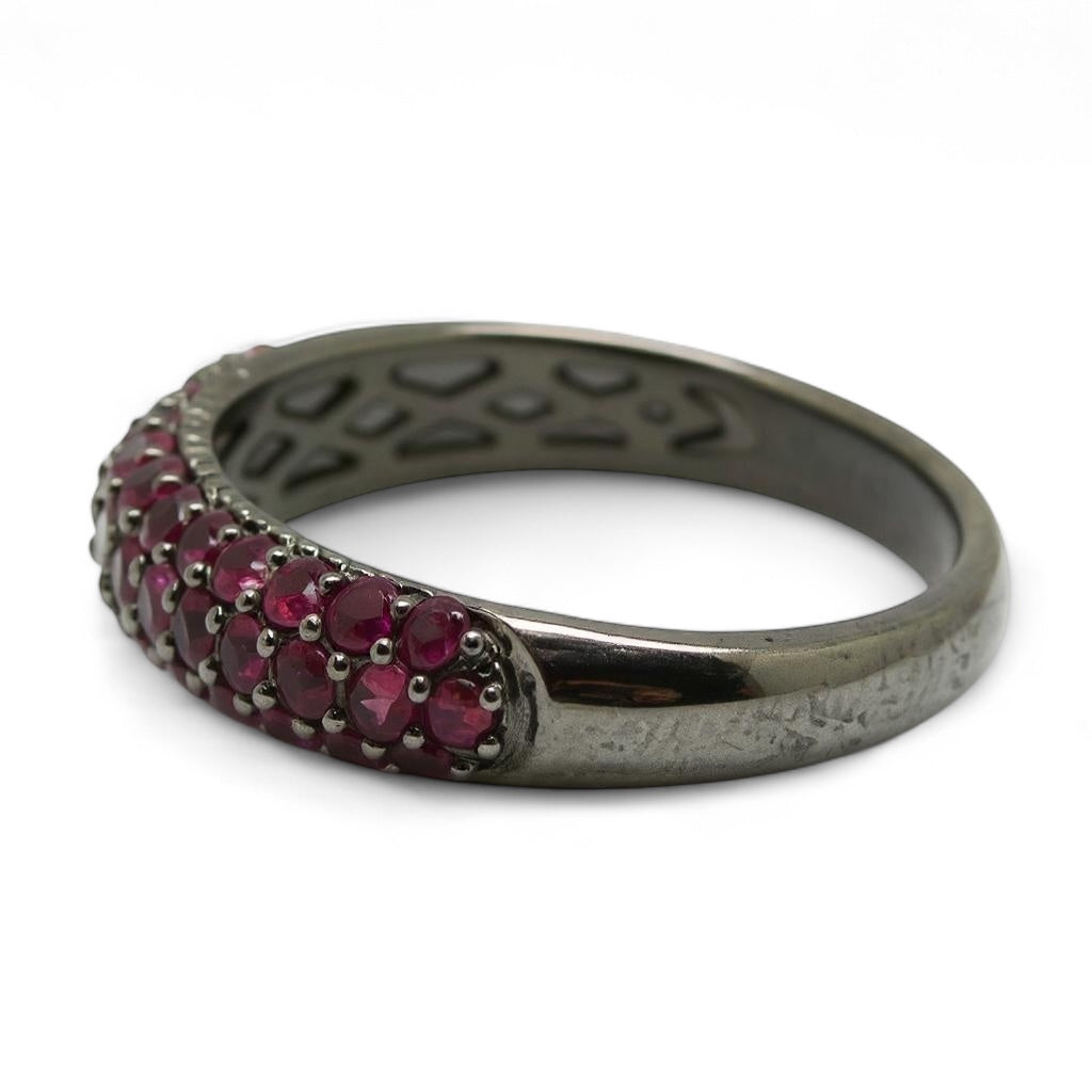 ANILLO ZAFIROS ROSAS