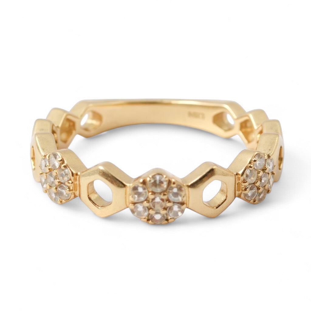 ANILLO ROMBO DIAMANTES