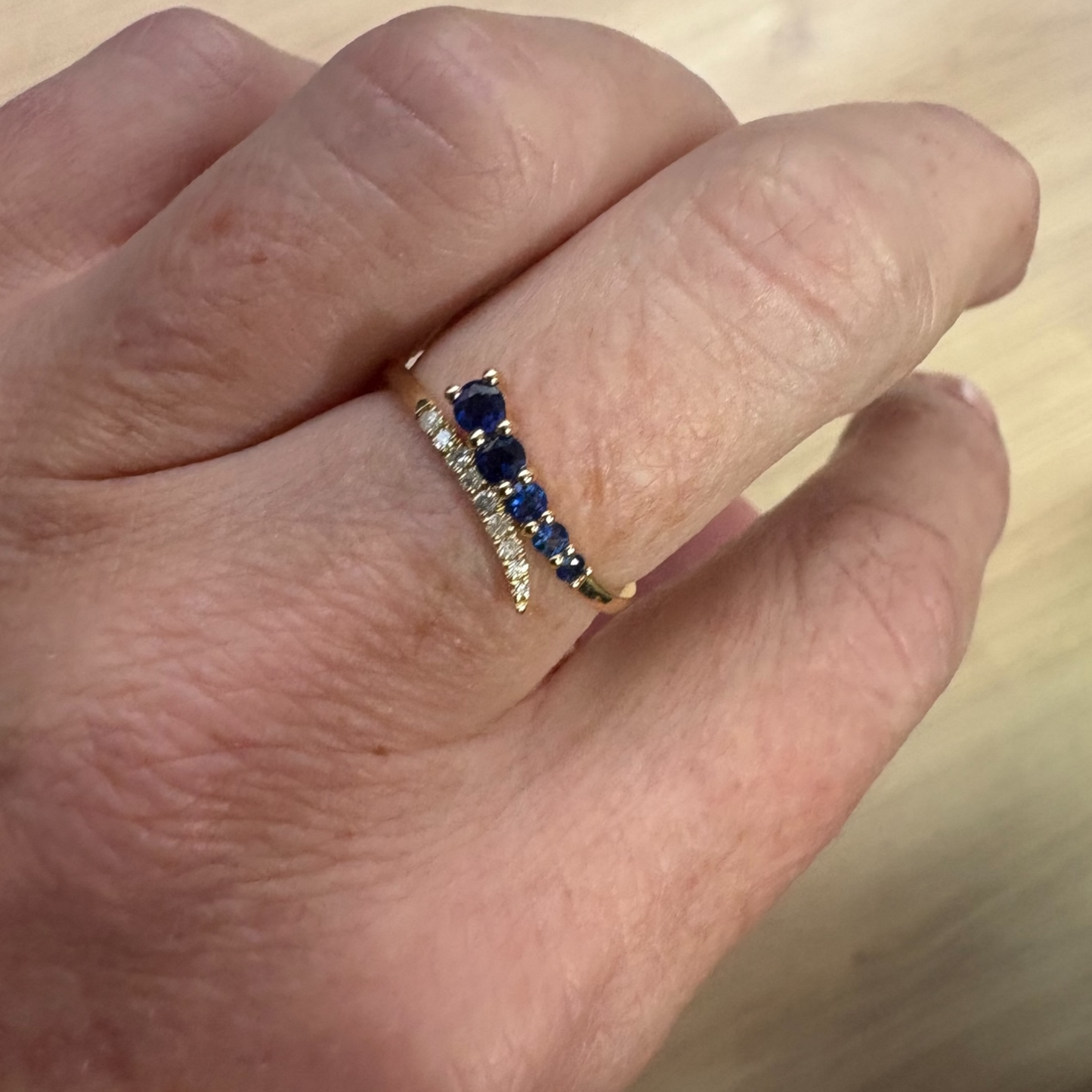 ANILLO ZAFIRO ABIERTO