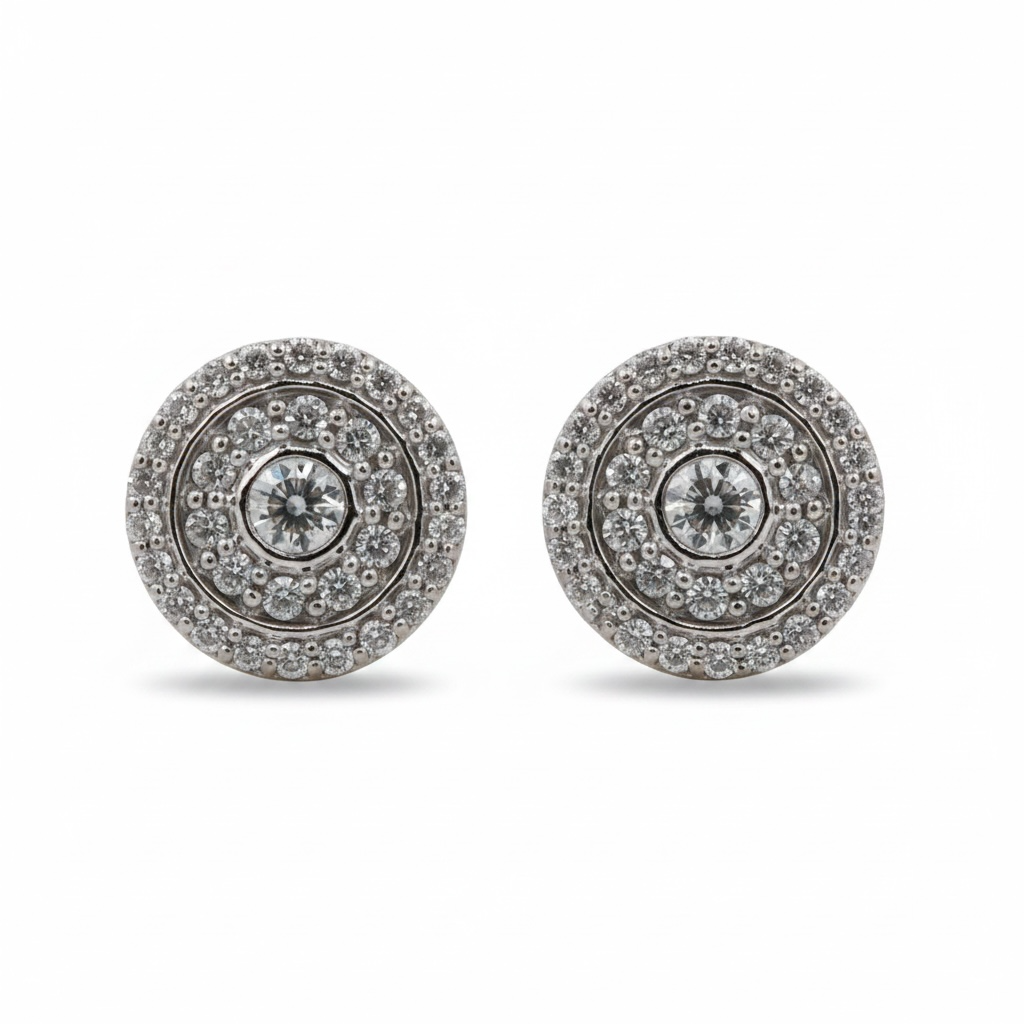 ARETES REDONDOS DIAMANTES