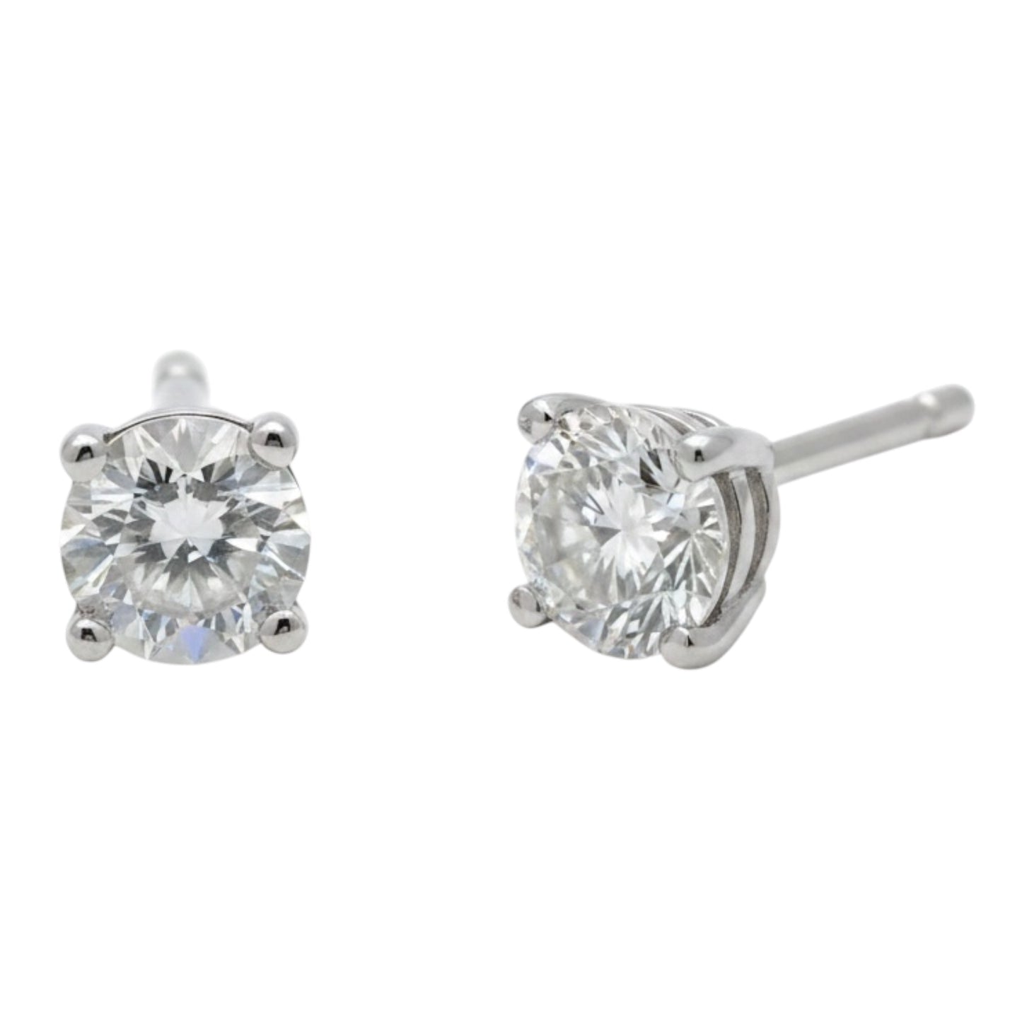 BROQUELES ORO BLANCO 0.25 CT
