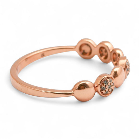 ANILLO BOLAS DIAMANTES