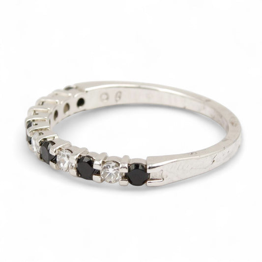 CHURUMBELA DIAMANTES NEGROS Y BLANCOS