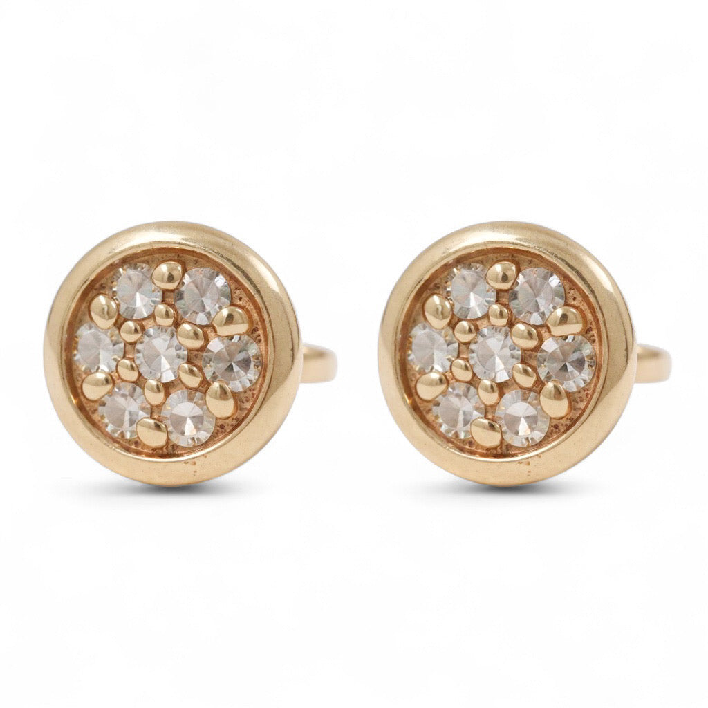ARETES BISEL DIAMANTES