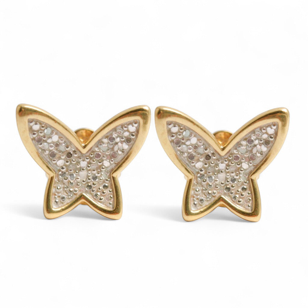 ARETES MARIPOSA BISEL