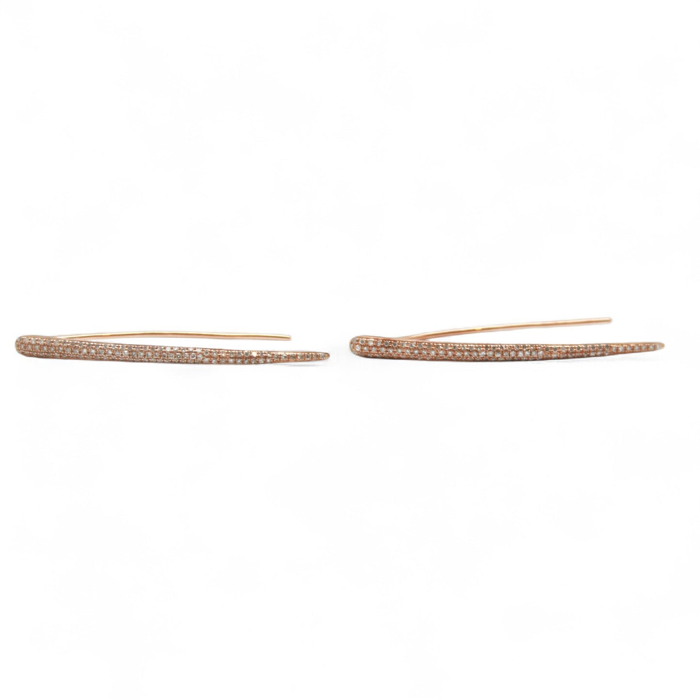 ARETES LARGOS DIAMANTES