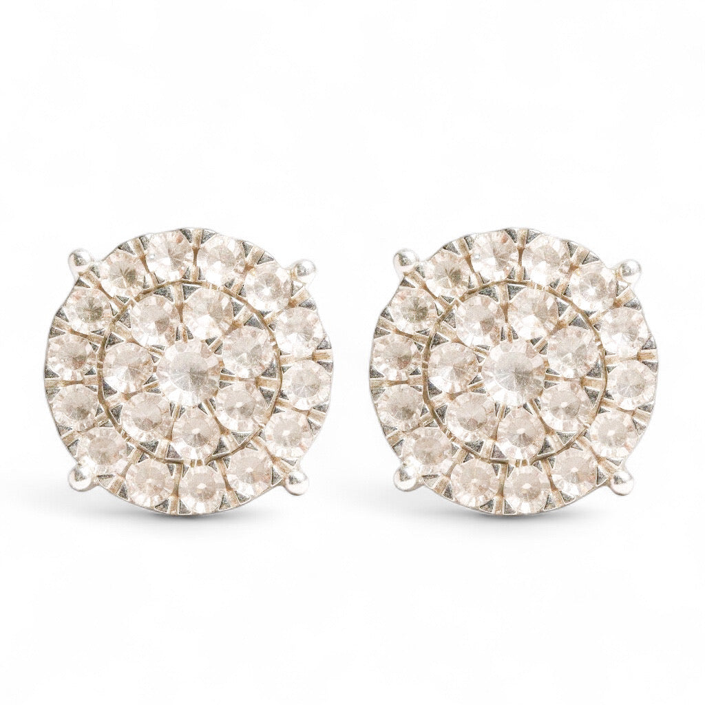 ARETES CIRCULO DIAMANTE