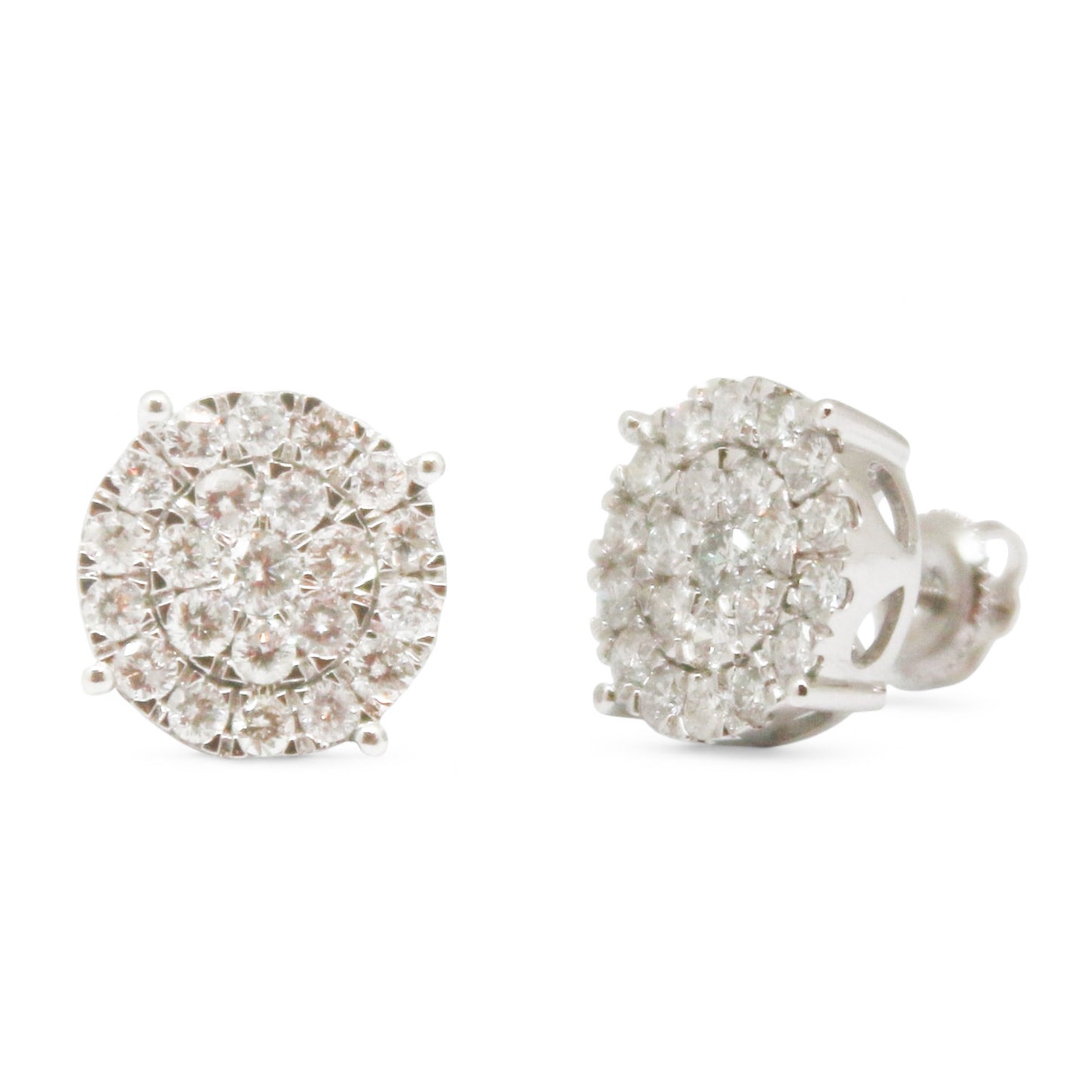 ARETES CIRCULO DIAMANTE