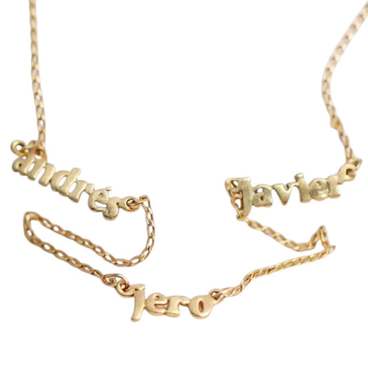 COLLARES 3 NOMBRES (SOBRE PEDIDO)