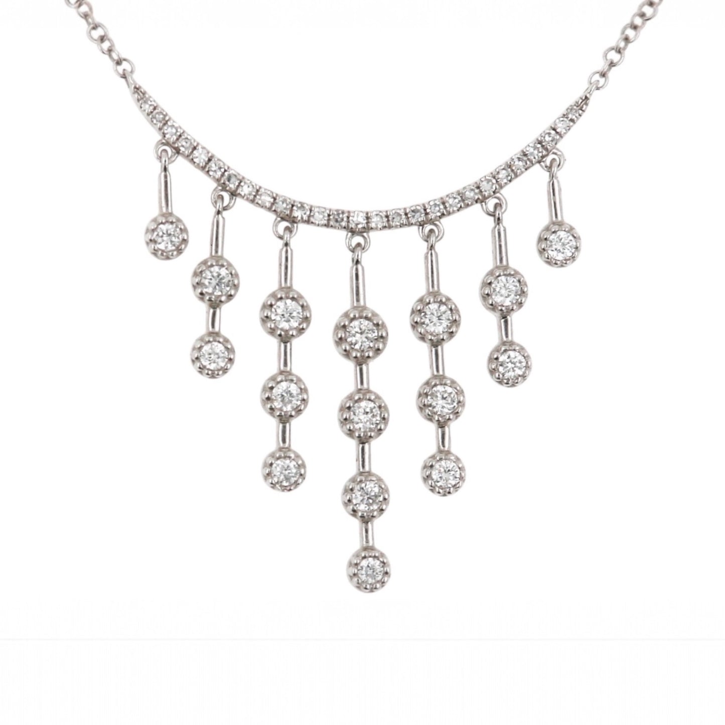 COLLAR COLGANTE ORO BLANCO