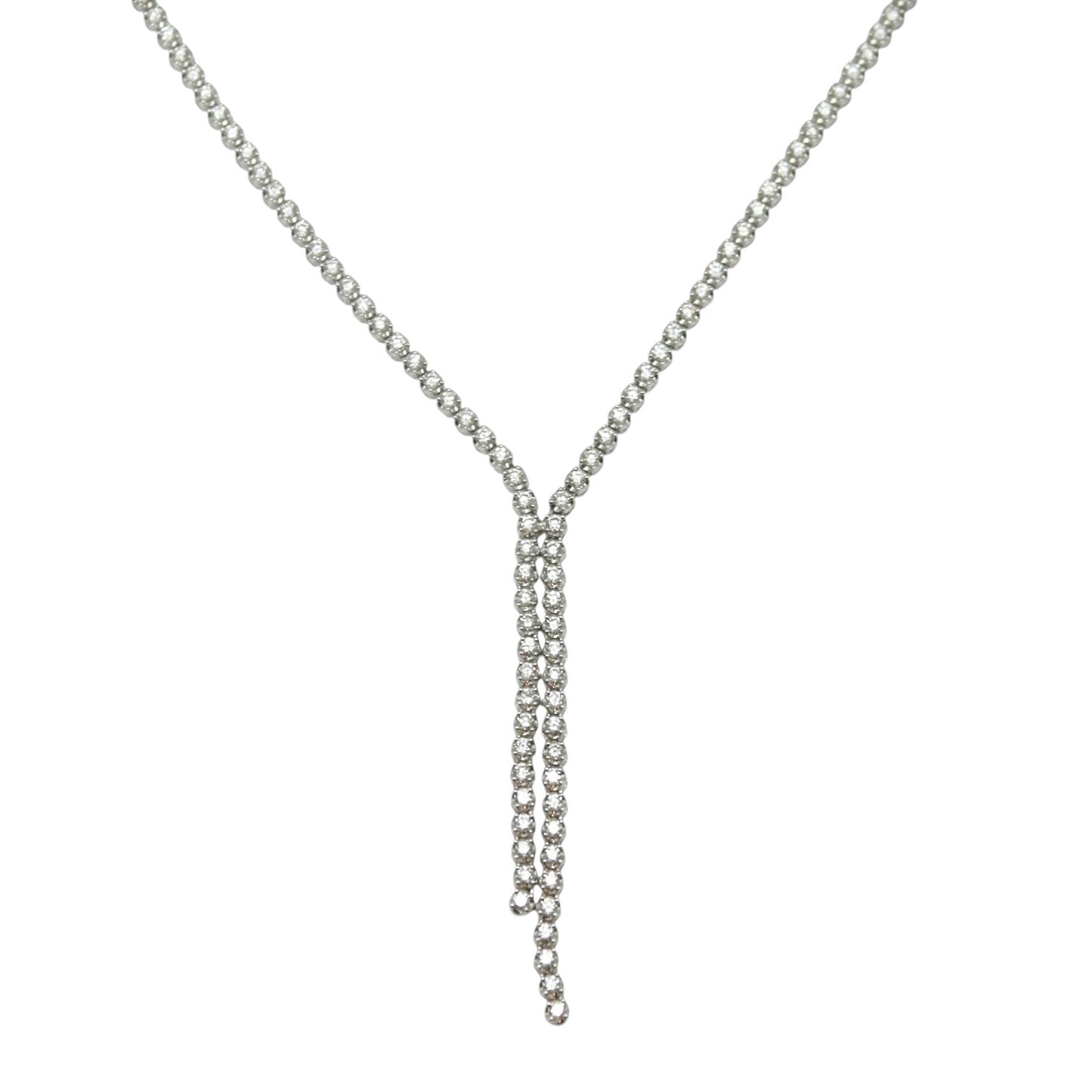 COLLAR CASCADA DIAMANTES