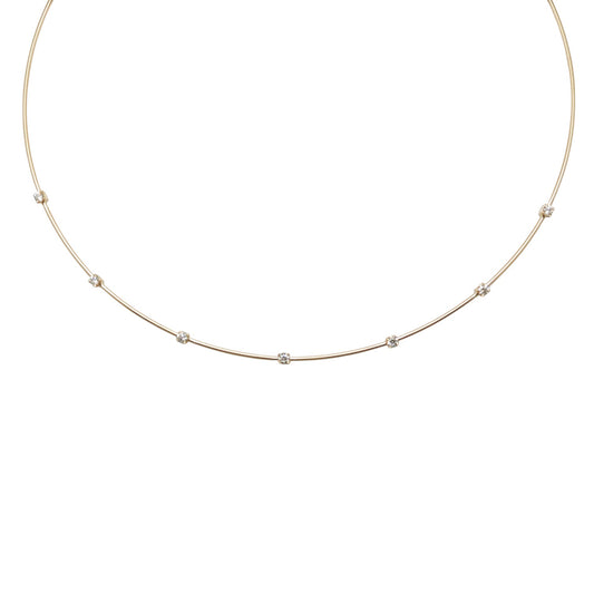 COLLAR ARO CON DIAMANTES