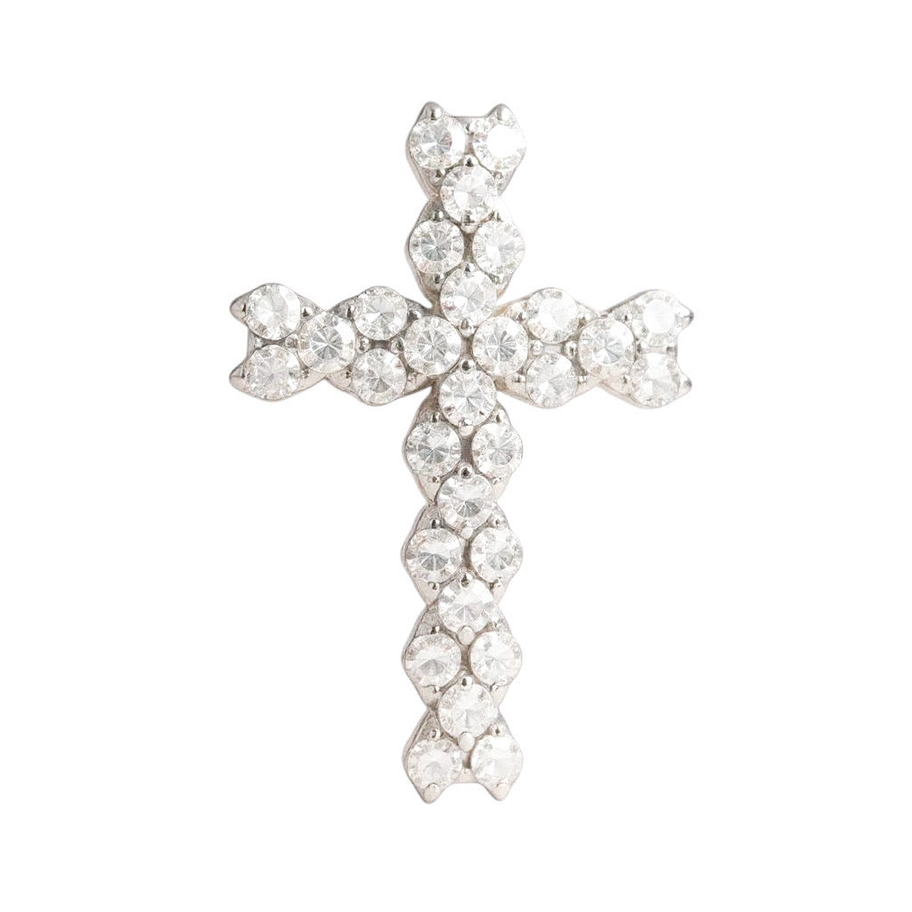 CRUZ ORO BLANCO DIAMANTES