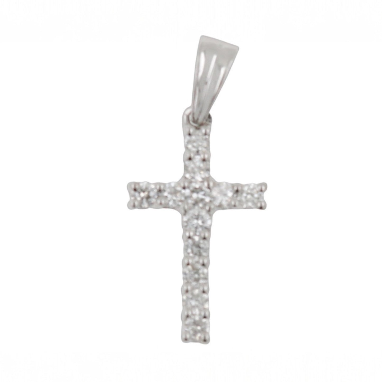 CRUZ ORO BLANCO DIAMANTES