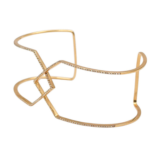 BANGLE ORO AMARILLO DIAMANTES
