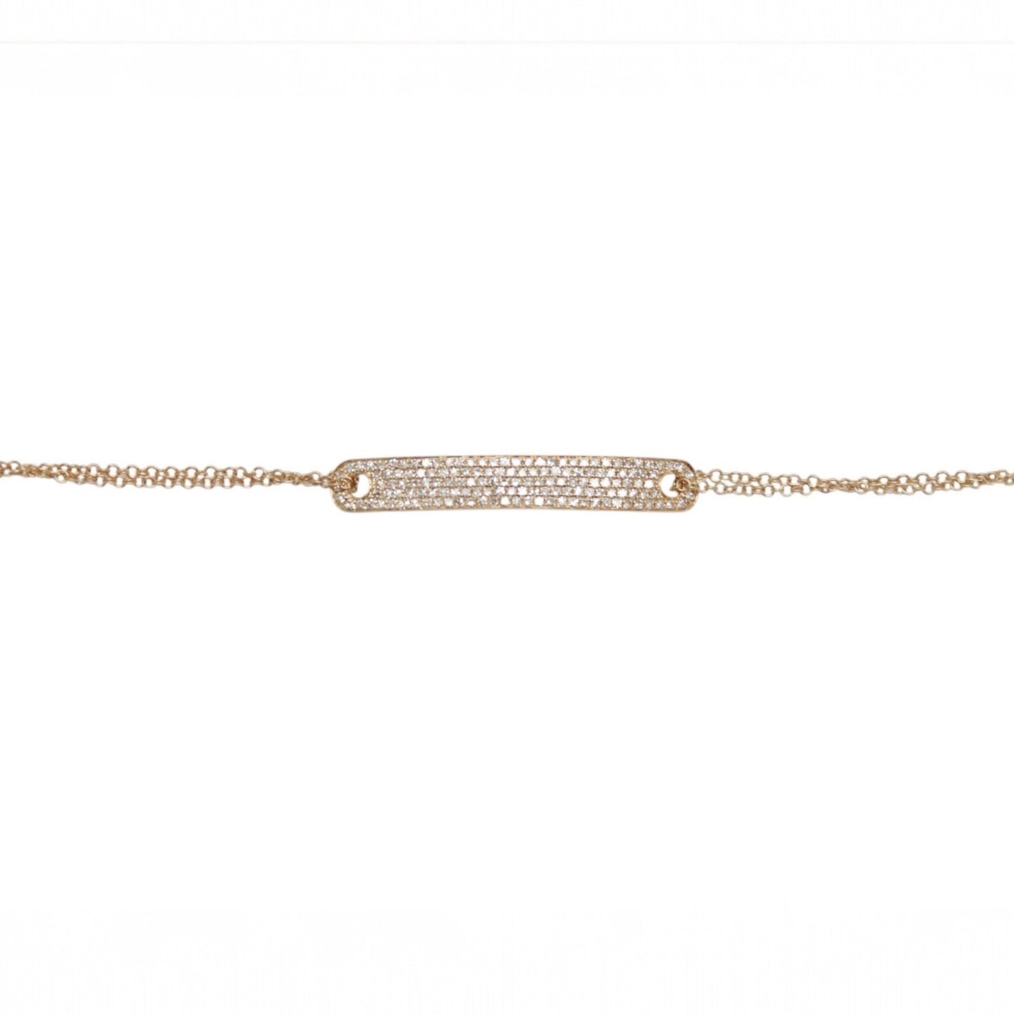 PULSERA BARRA DIAMANTES