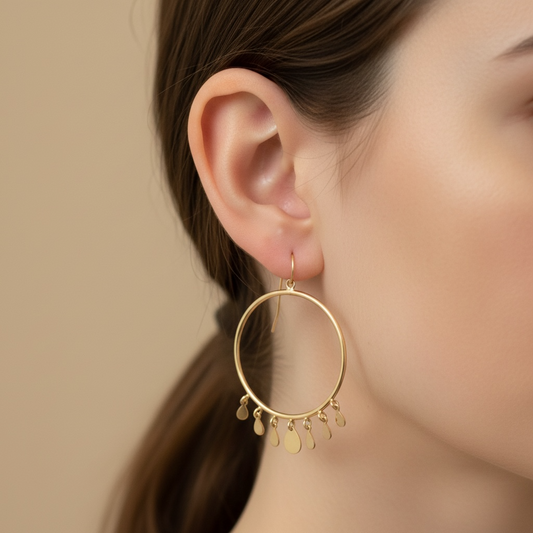 ARRACADAS COLGANTES GOTAS