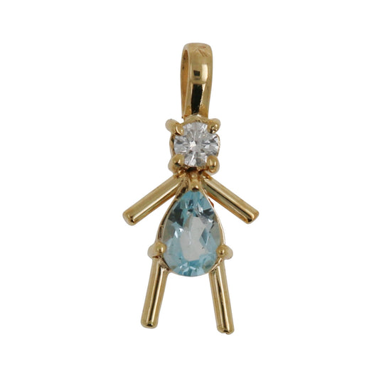 DIJE MUÑECO TOPACIO