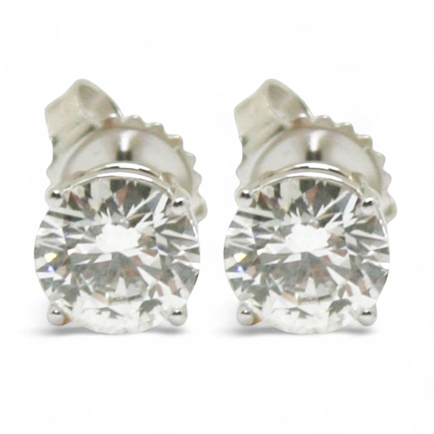 BROQUELES 2.00 CT LAB GROWN