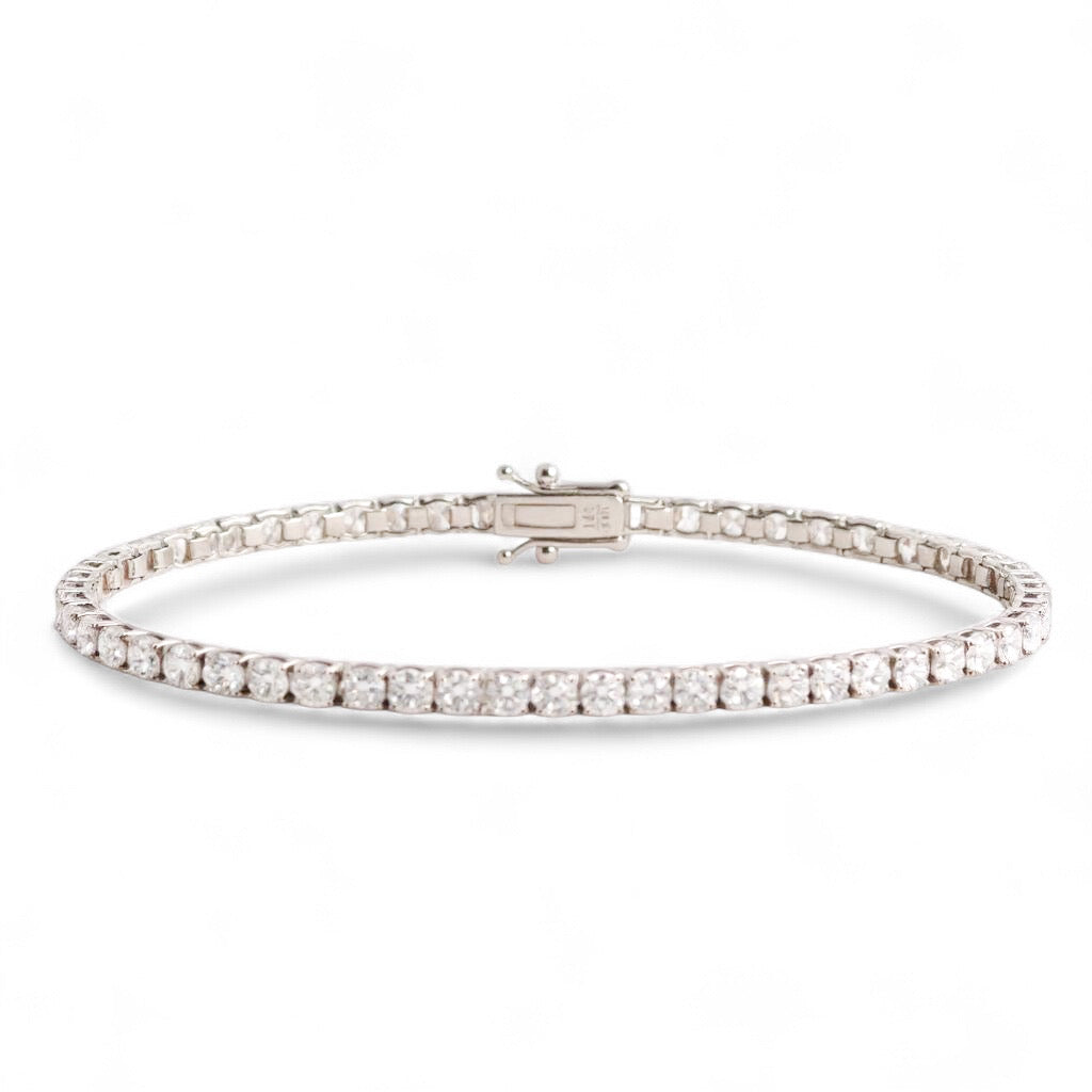 PULSERA TENNIS 5.00 CT BISEL LAB GROWN