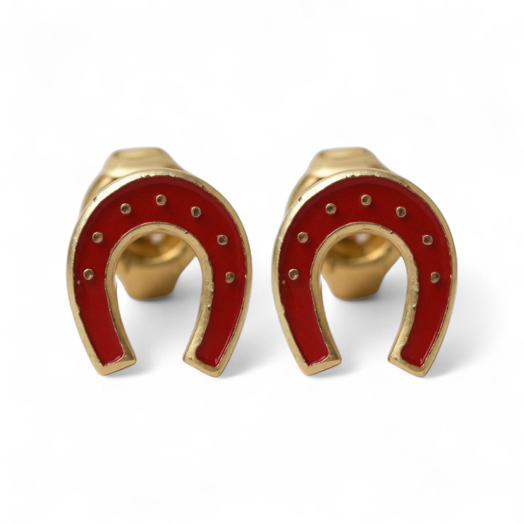 ARETES NIÑAS ESMALTE HERRADURA