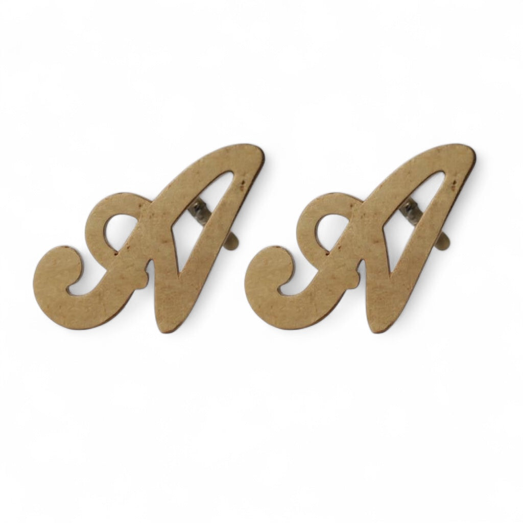 ARETES NIÑAS INICIAL A ORO