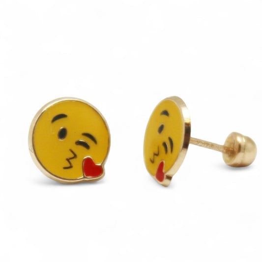 ARETES NIÑAS ESMALTE EMOJI