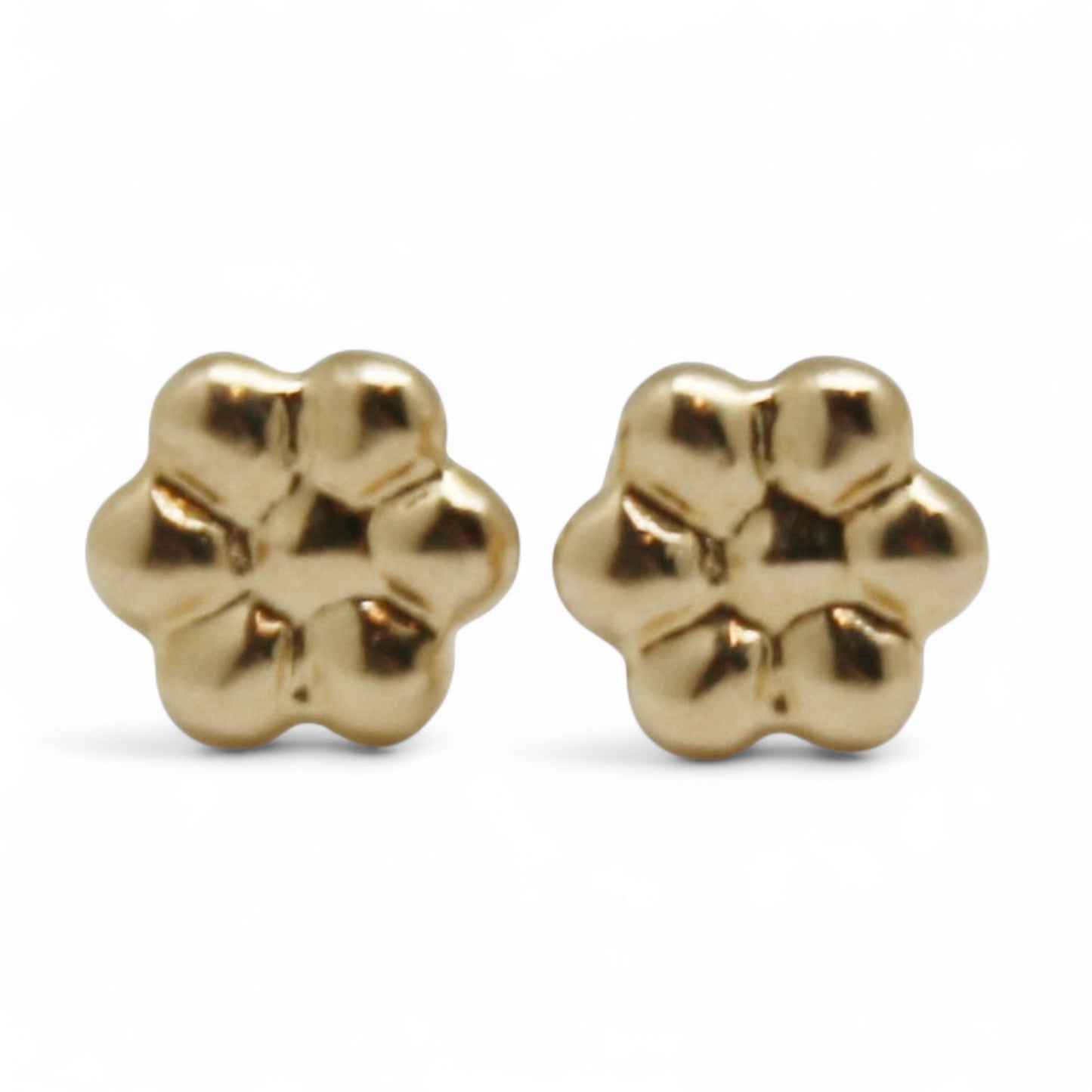 ARETES NIÑAS FLOR ORO