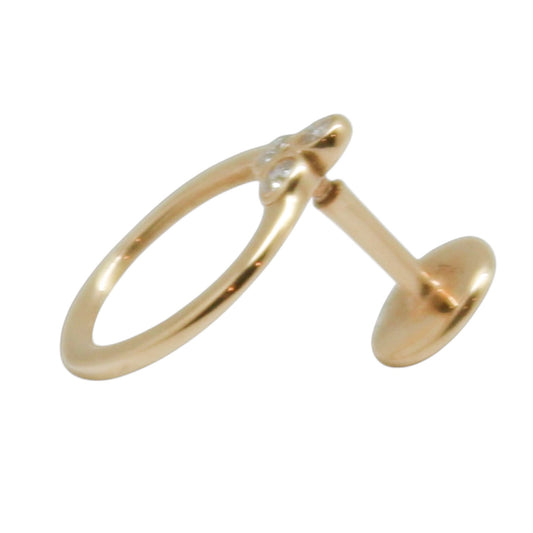 PIERCING CIRCULO CIRCONIAS