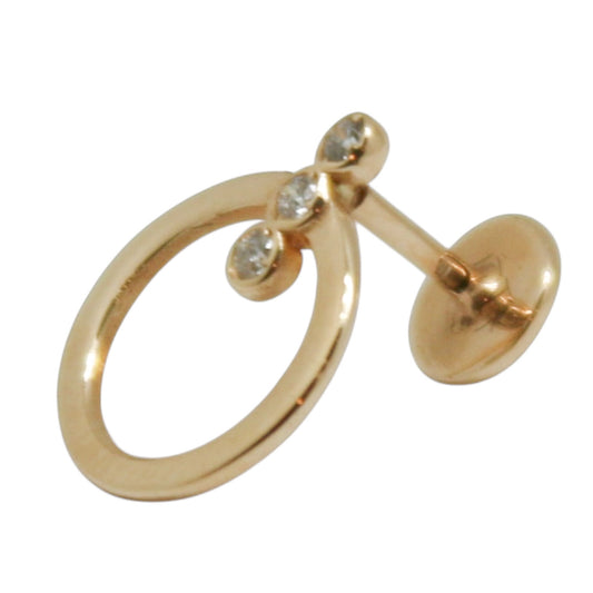 PIERCING CIRCULO CIRCONIAS