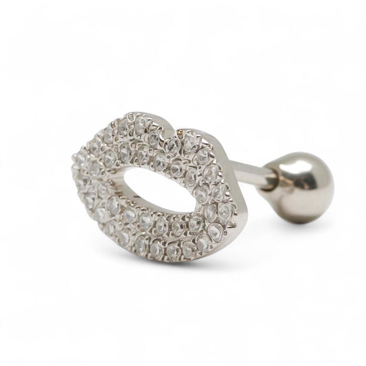 PIERCING BESO DIAMANTES