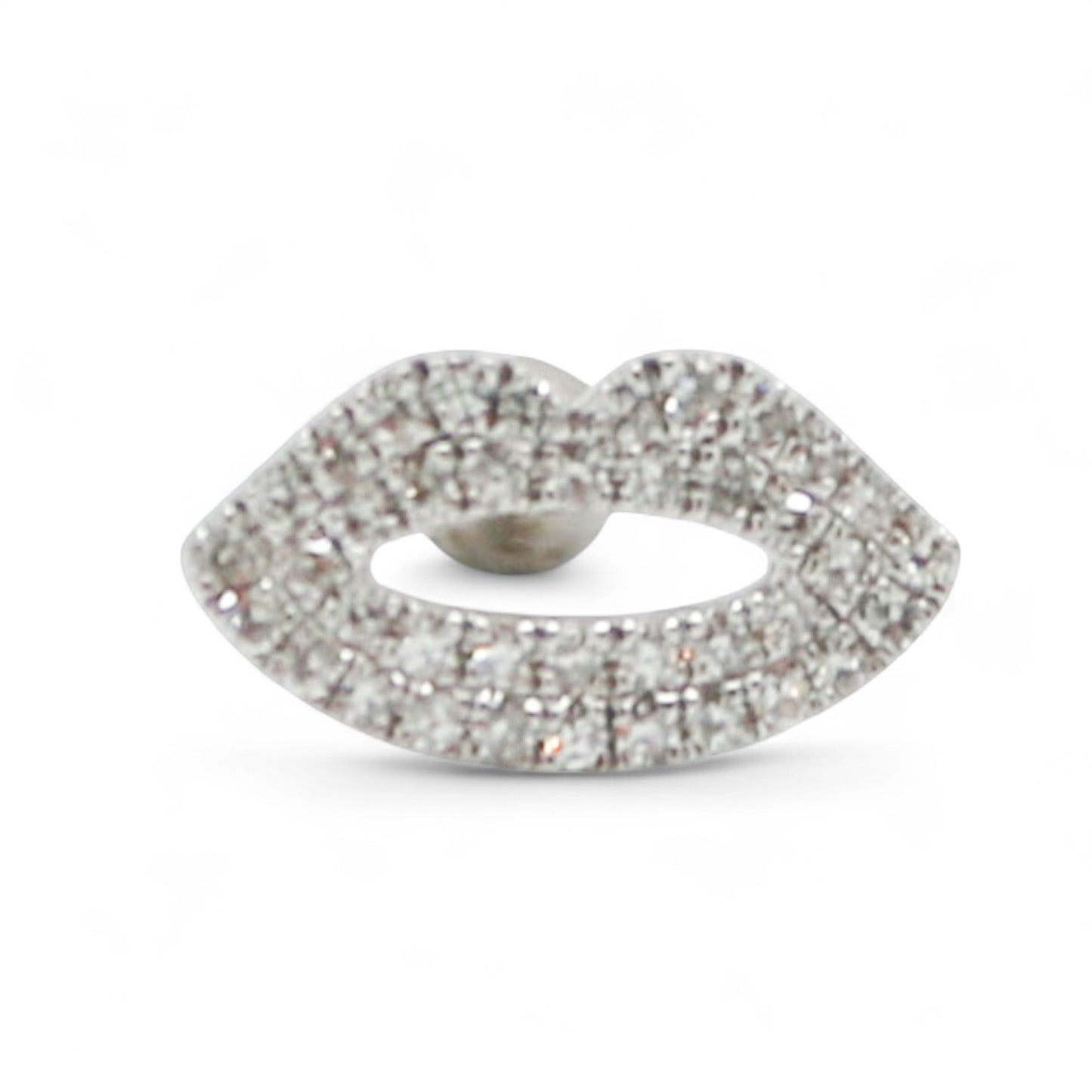 PIERCING BESO DIAMANTES