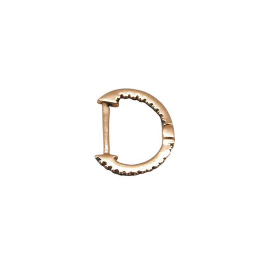 PIERCING ARRACADA DIAMANTES NEGROS