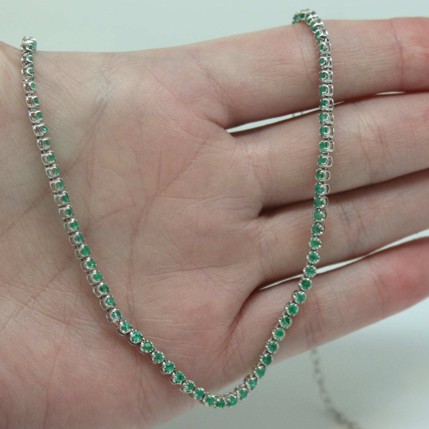 COLLAR - CHOKER TENNIS ESMERALDA